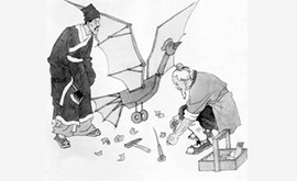 土木建筑鼻祖:鲁班造木鸢