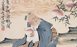 王母宴请汉武帝 东方朔偷桃